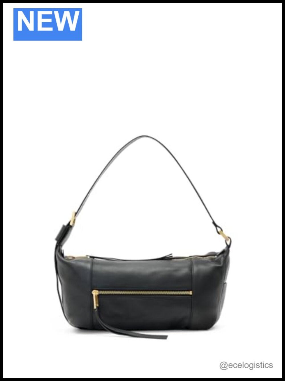 AllSaints Vega Leather Shoulder Bag Hobo W195XD One Size